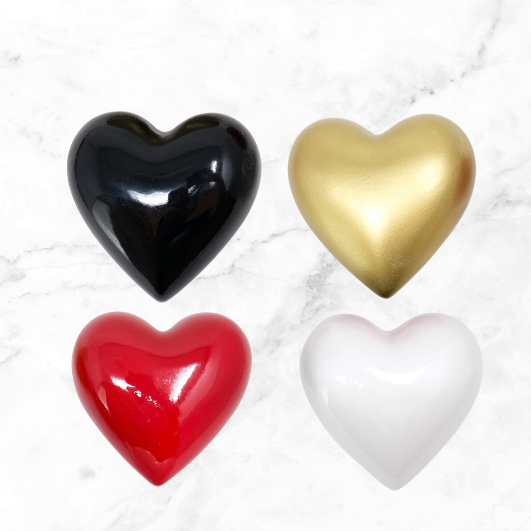 MANINE ROSSE CON CUORE PERSONALIZZABILE