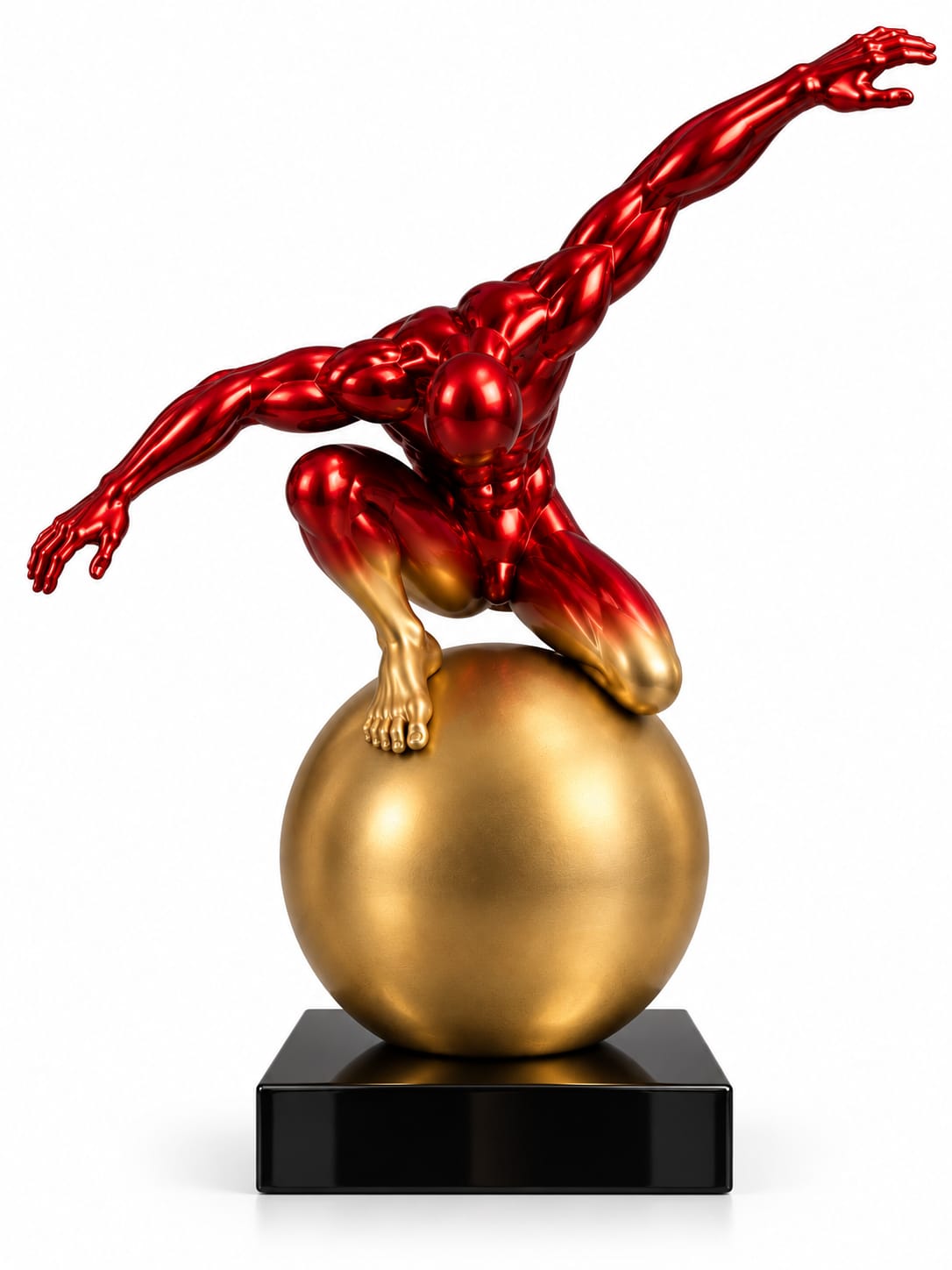 ATLANTE ROSSO RUBINO E BRONZO GOLD