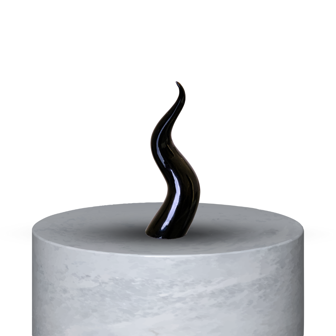 CORNO NAPOLETANO SMALL - NERO LUCIDO