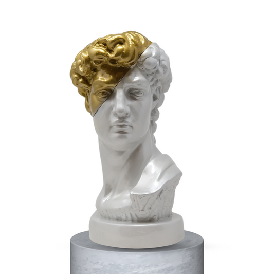 DAVID HALF FACE - BIANCO/GOLD