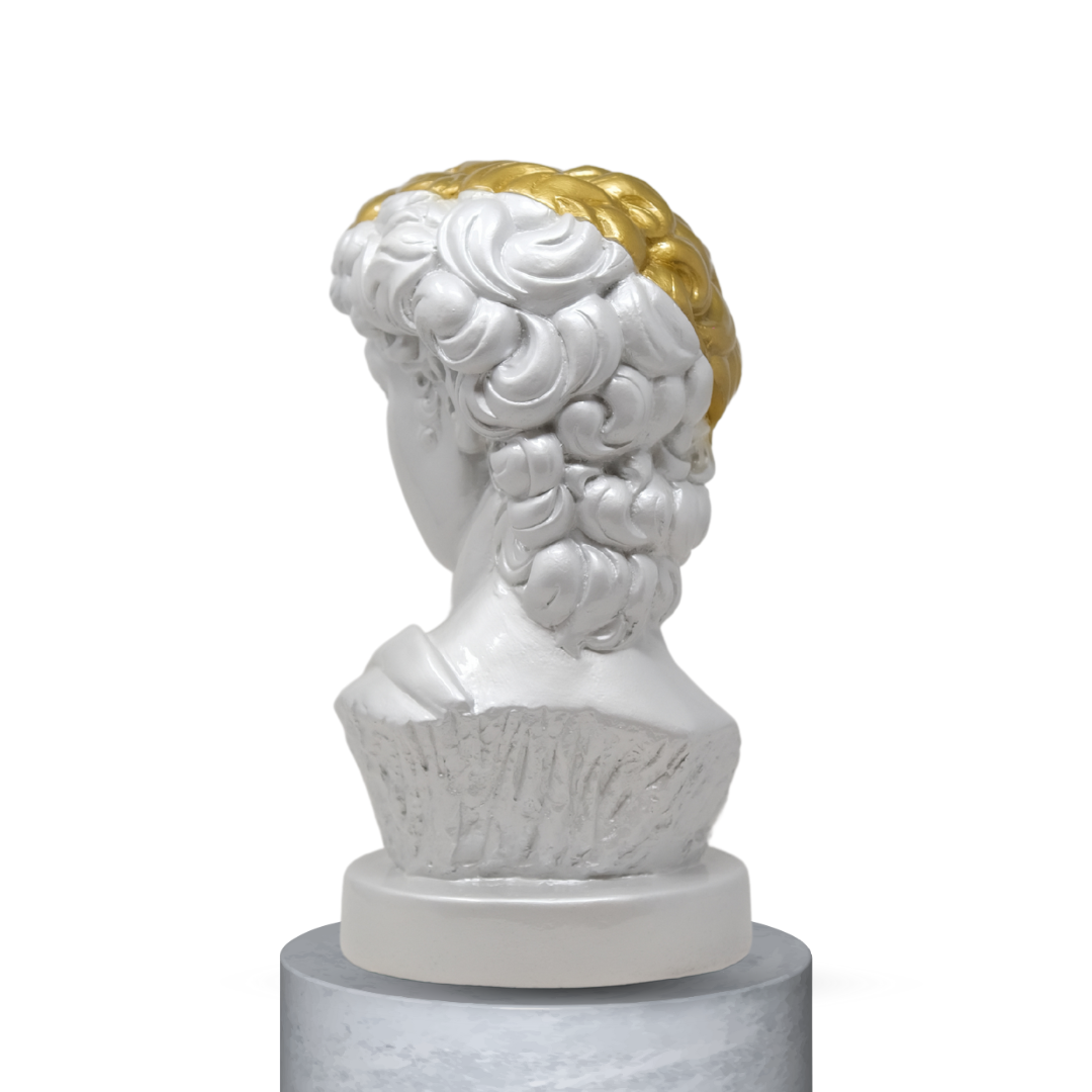 DAVID HALF FACE - BIANCO/GOLD