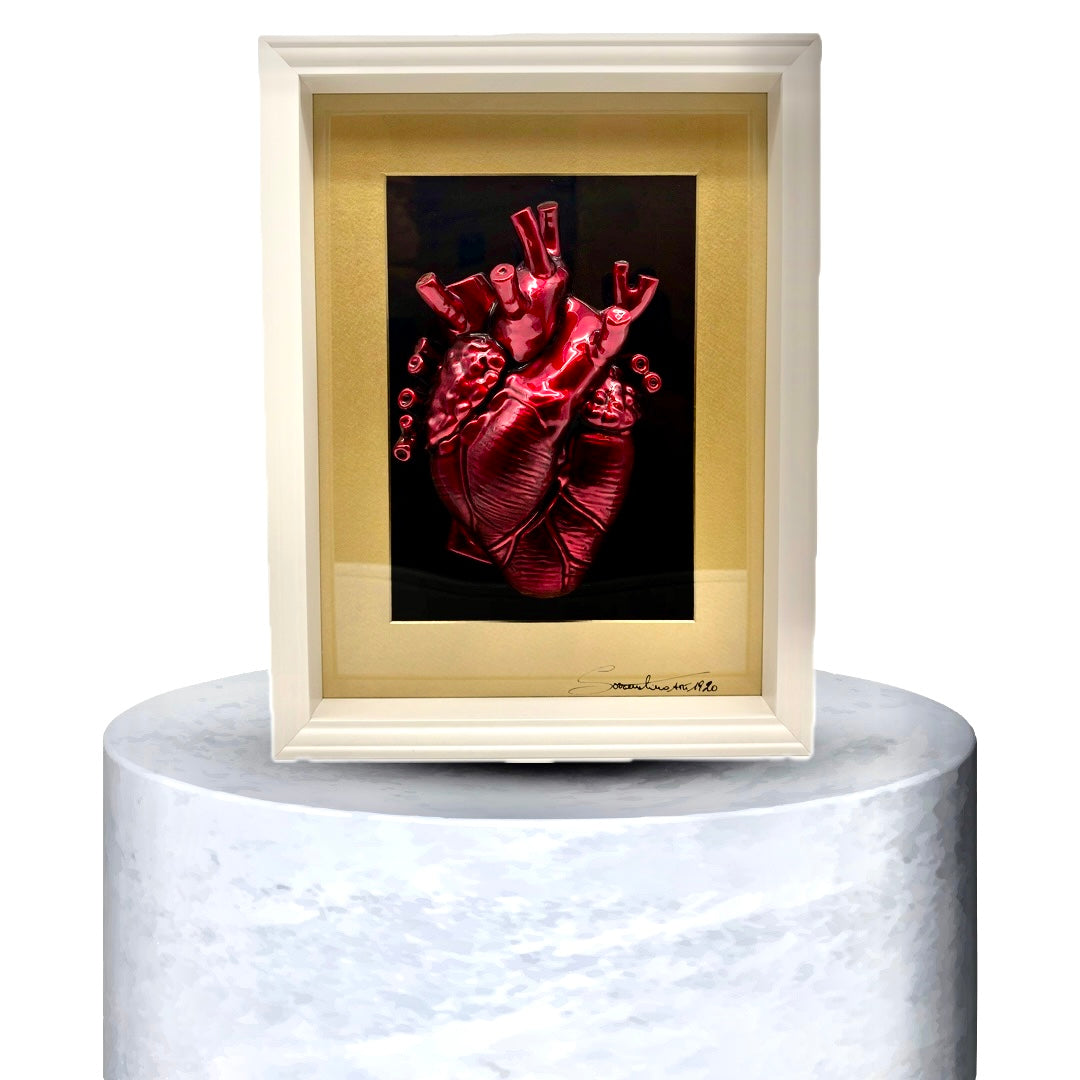 Quadro Cuore Anatomico Rubino