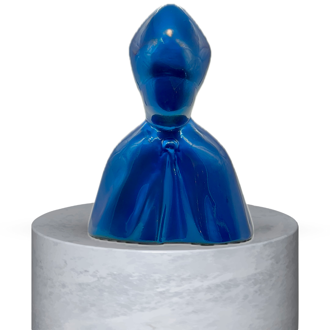 IL PATRONO DI NAPOLI - BLU ELETTRICO EFFETTO CROMO
