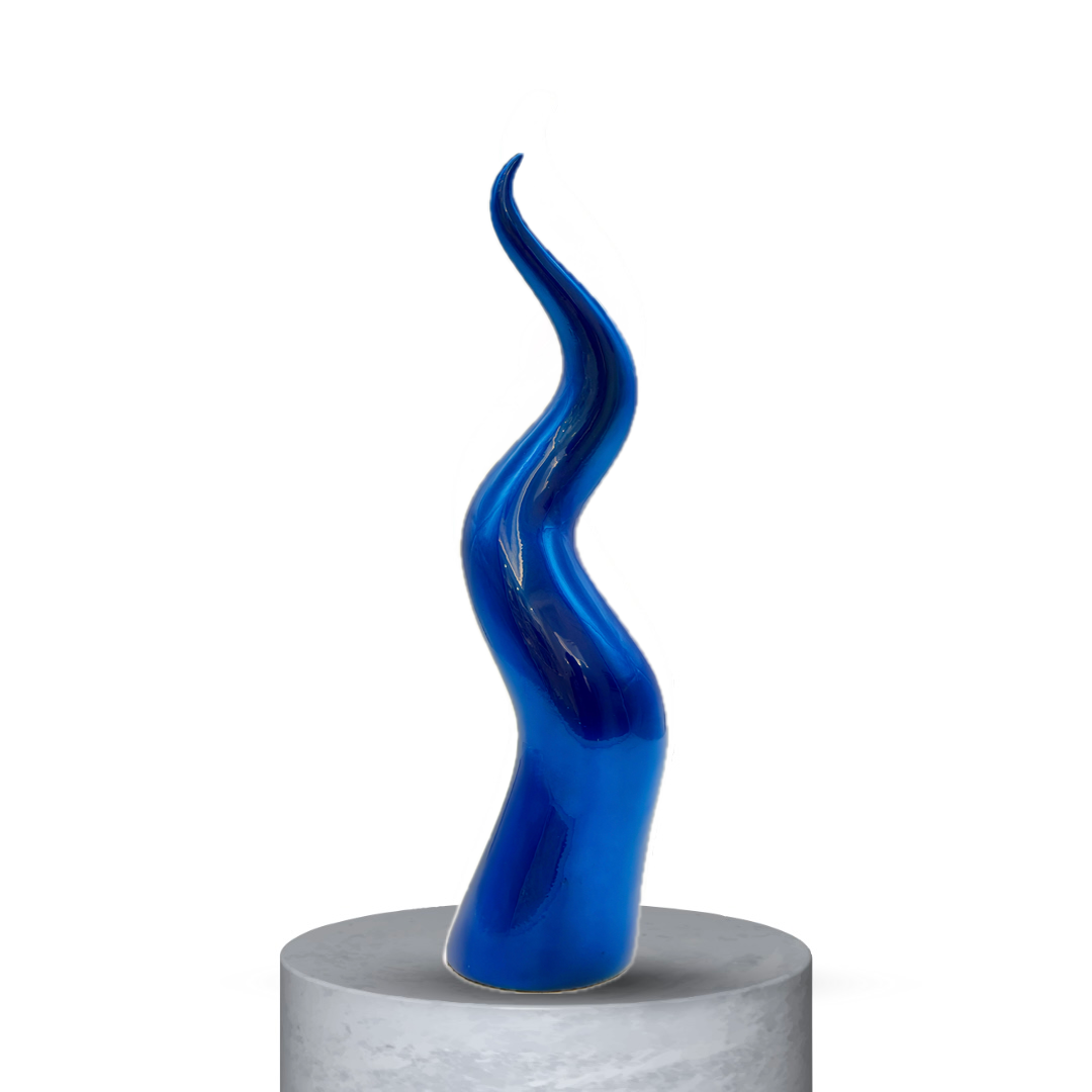 CORNO NAPOLETANO - BLU ELETTRICO EFFETTO CROMO