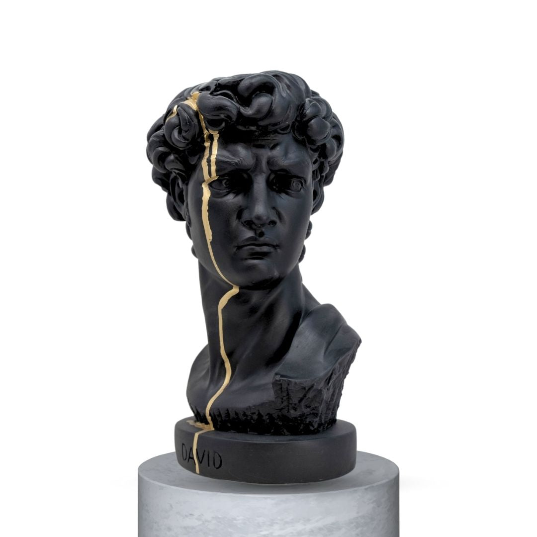 DAVID GOCCIA GOLD - NERO OPACO