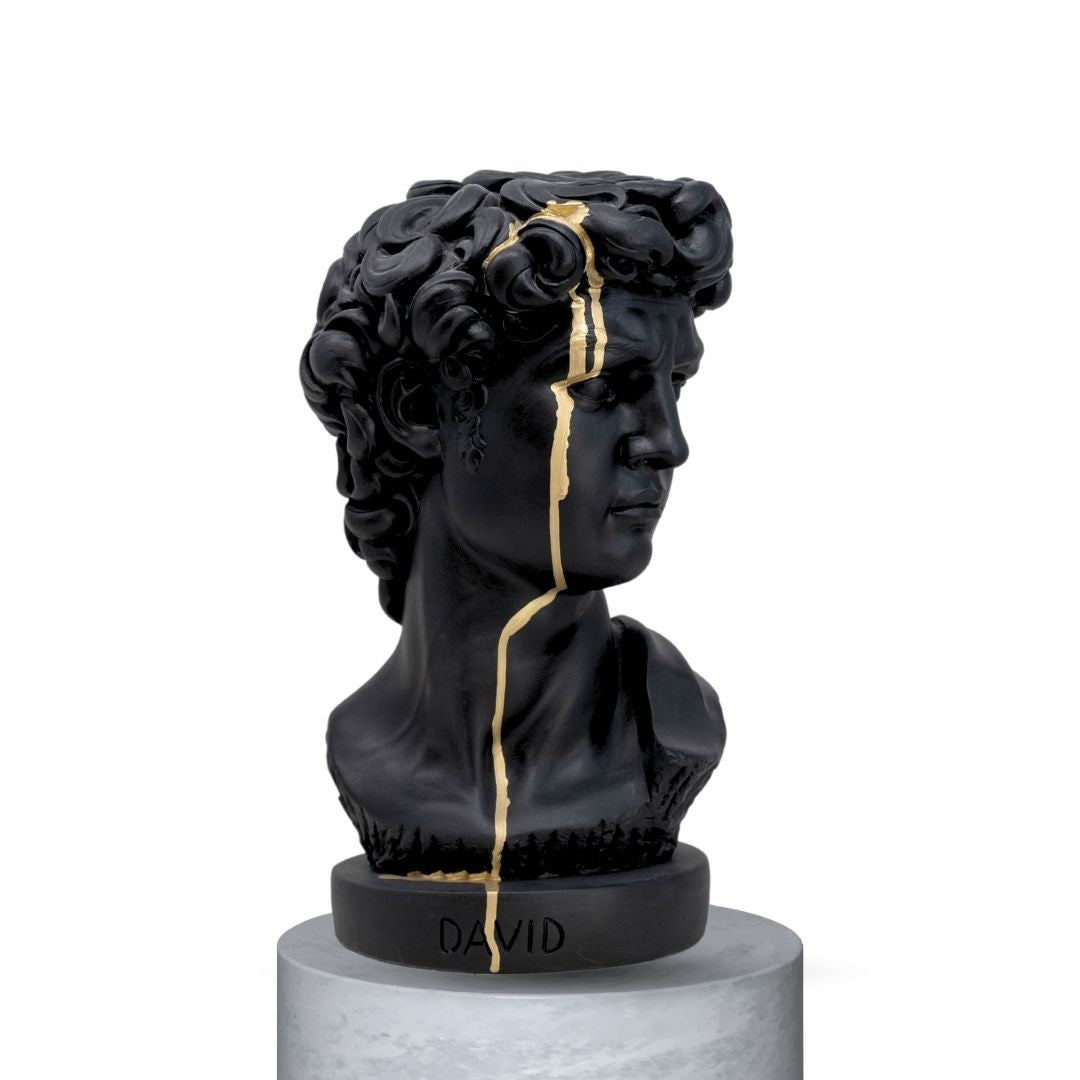 DAVID GOCCIA GOLD - NERO OPACO