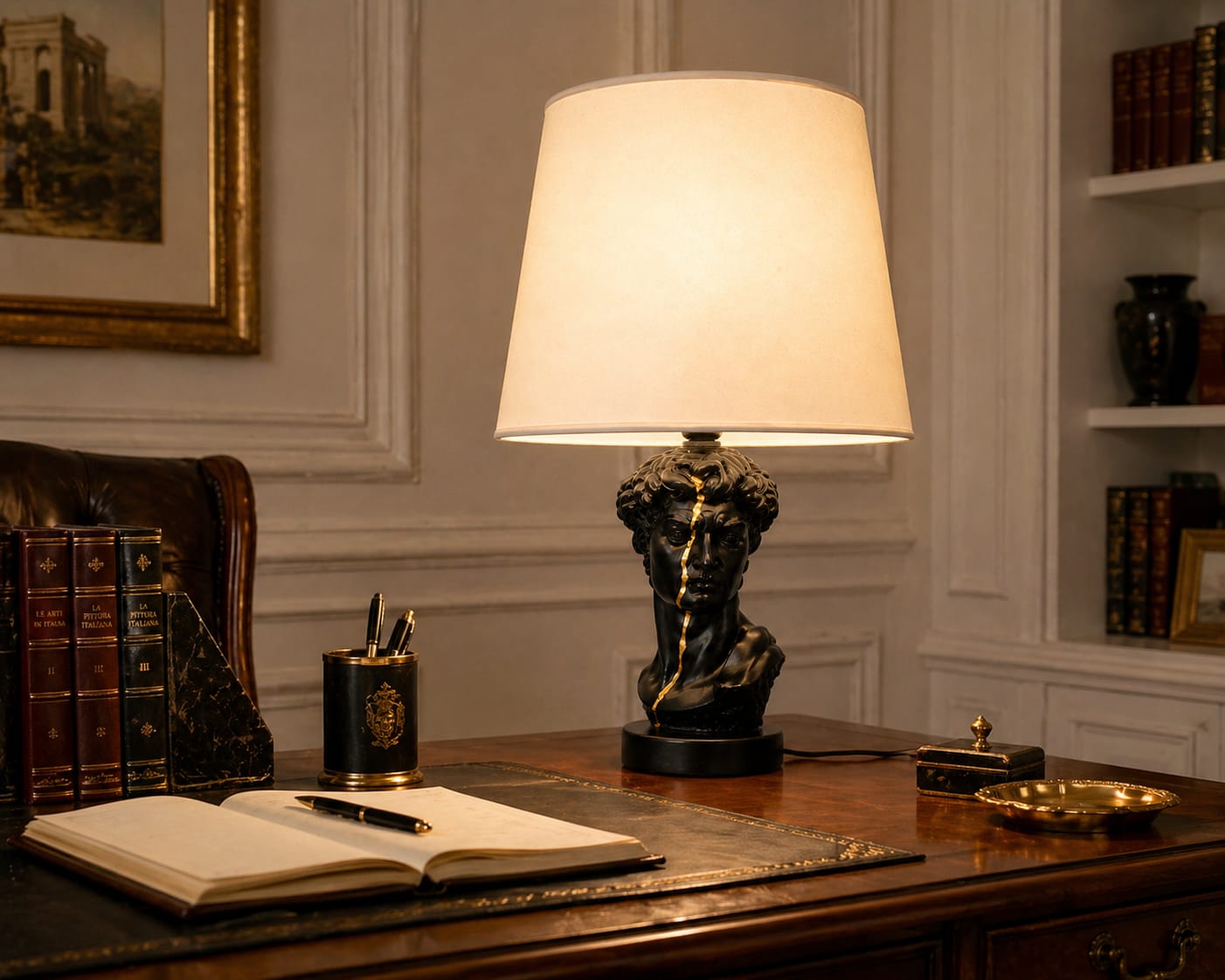 DAVID GOCCIA GOLD - NERO OPACO CON PARALUME