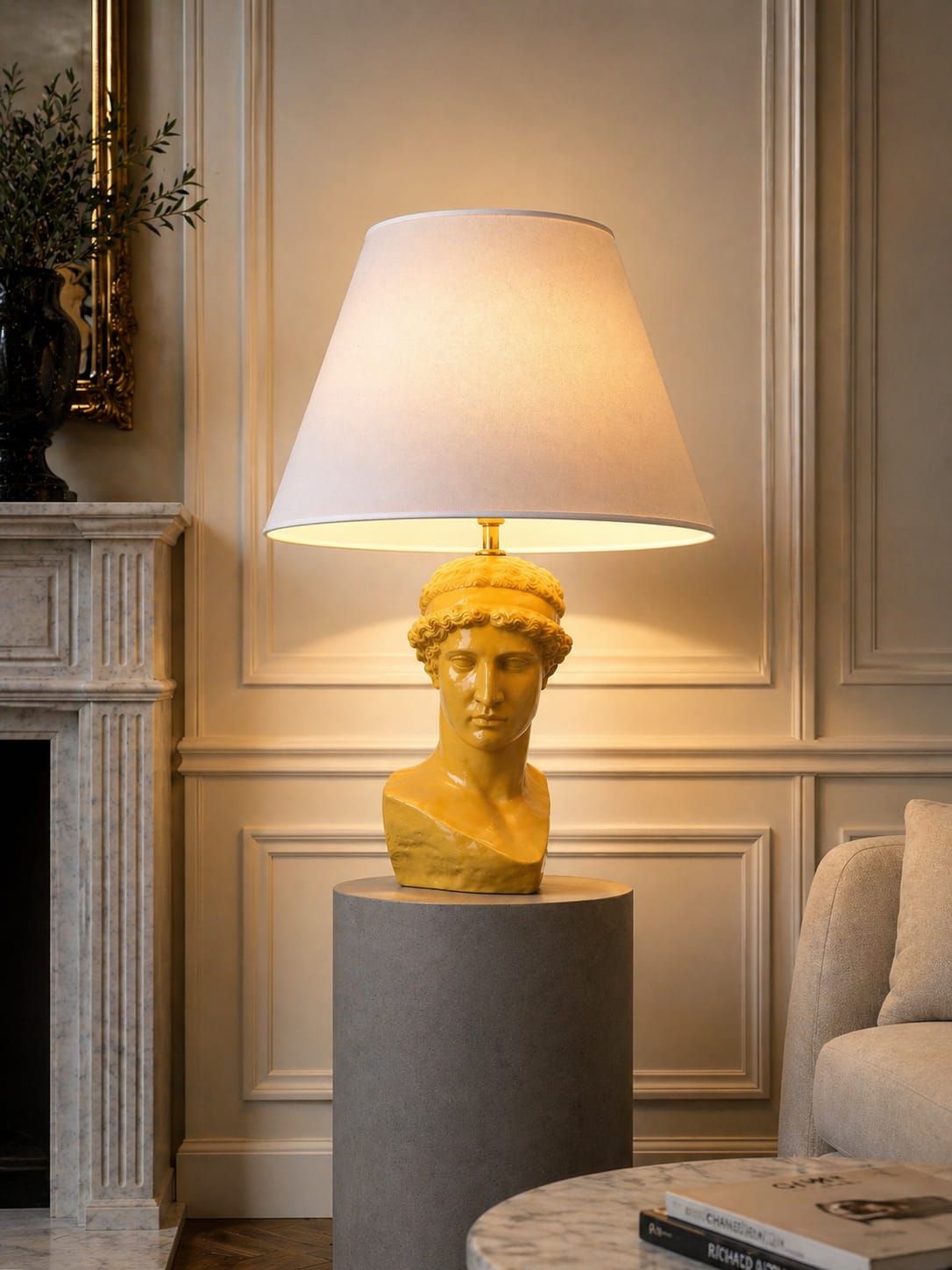 ATENA LEMNIA GIALLA EFFETTO CERAMICA LUCIDO