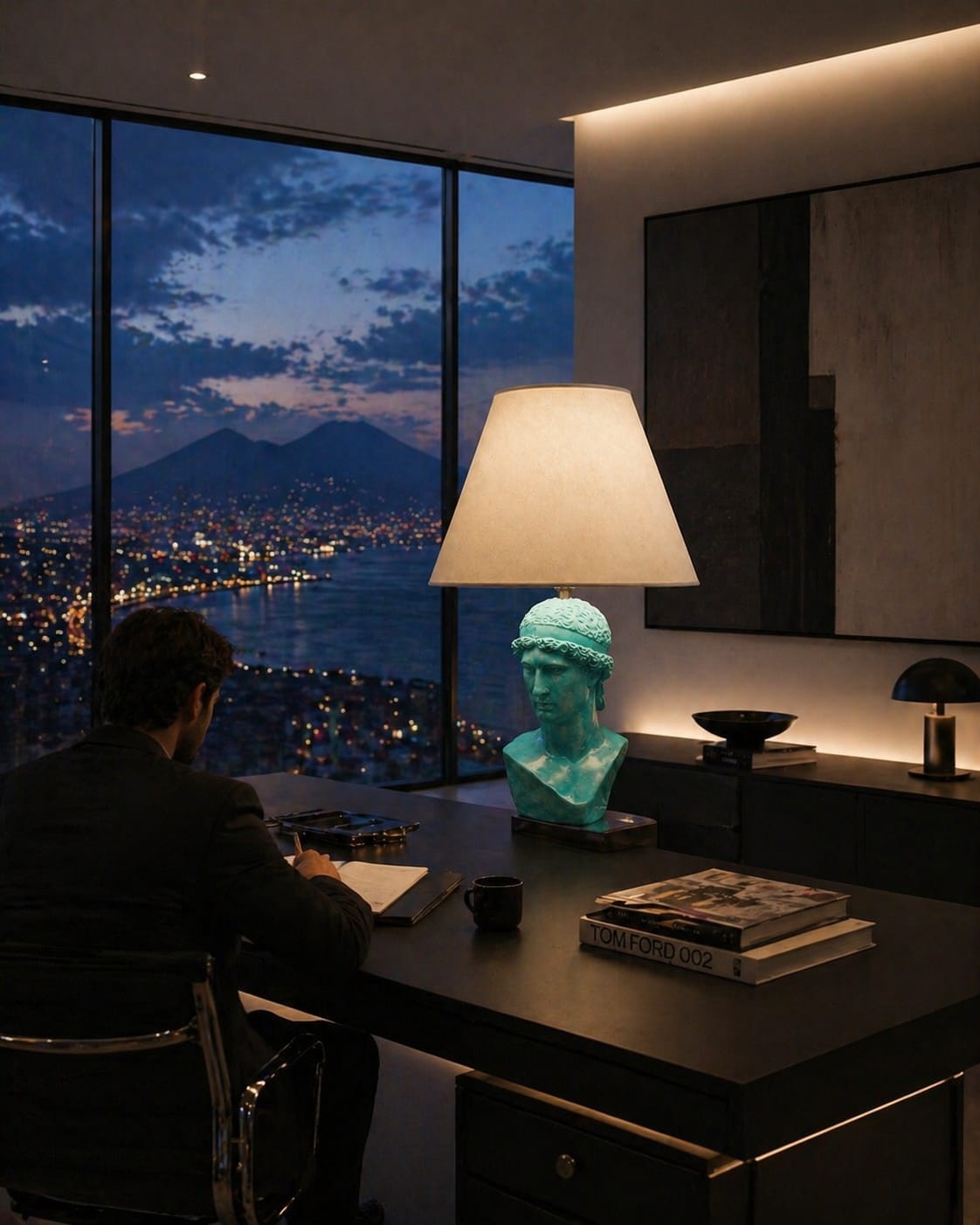 ATENA LEMNIA AZZURRO TIFFY EFFETTO CERAMICA LUCIDO