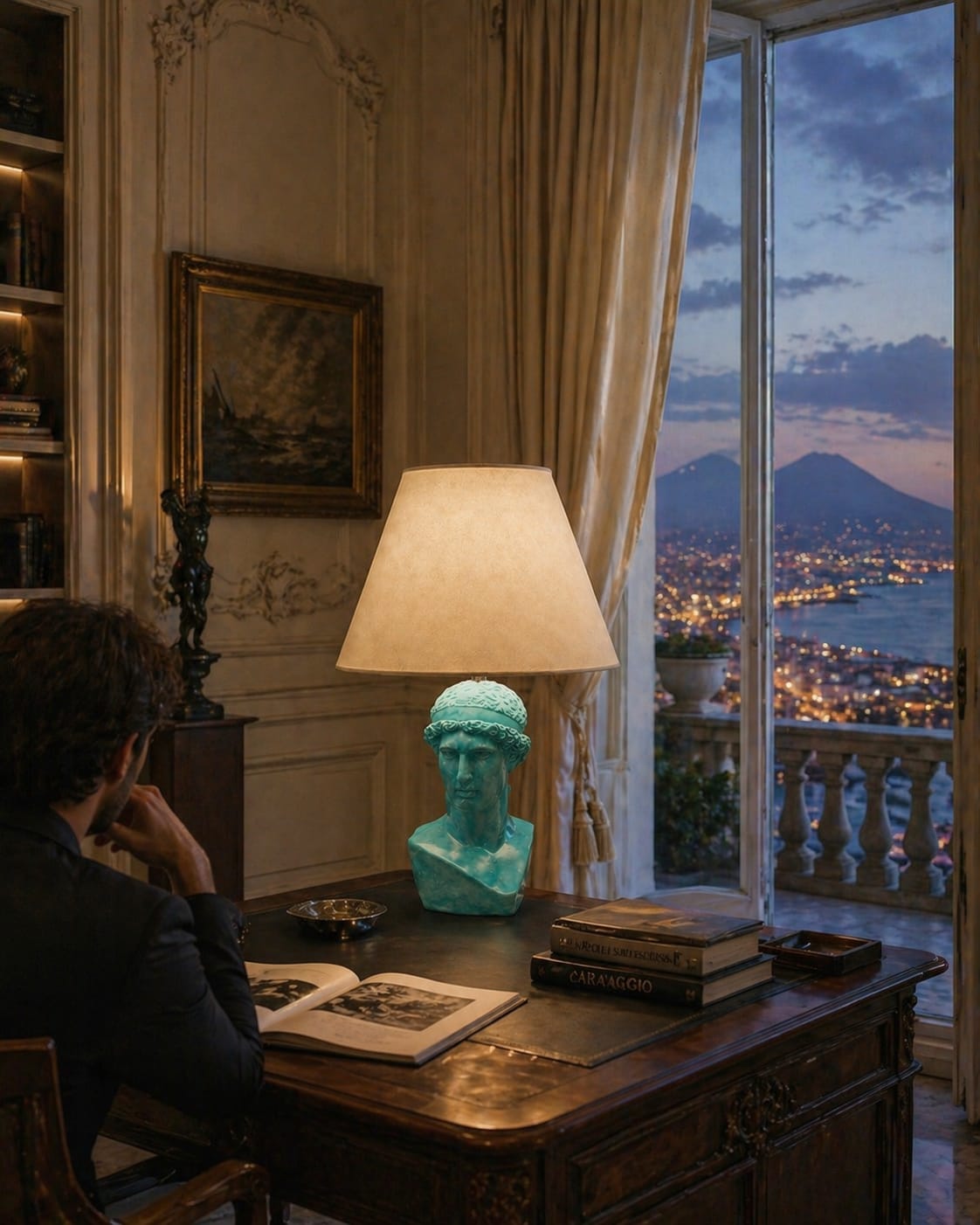 ATENA LEMNIA AZZURRO TIFFY EFFETTO CERAMICA LUCIDO