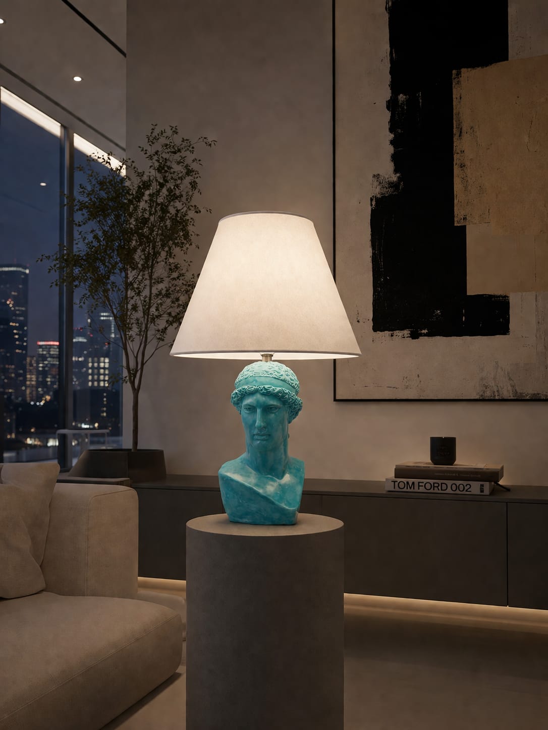 ATENA LEMNIA AZZURRO TIFFY EFFETTO CERAMICA LUCIDO