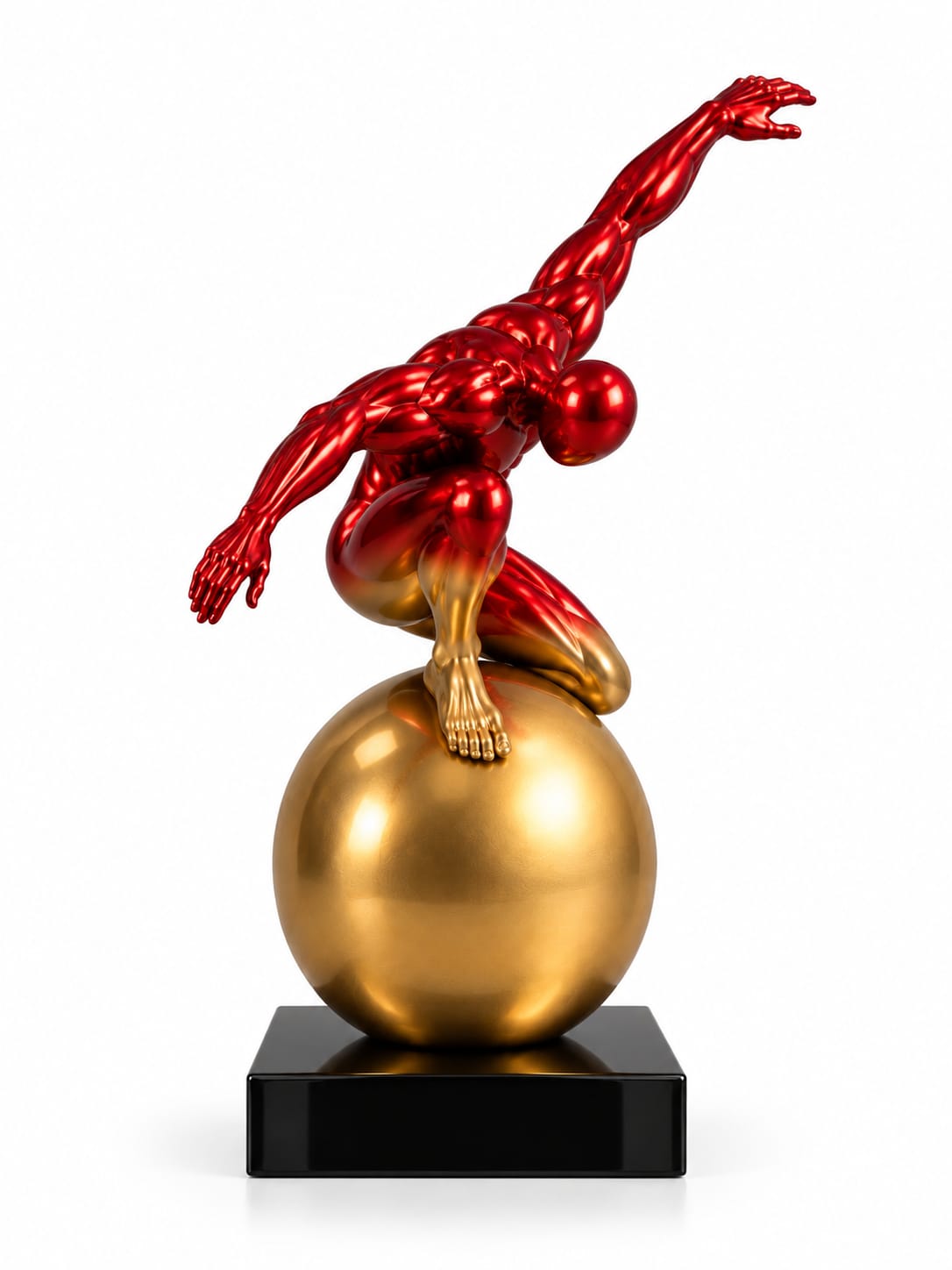 ATLANTE ROSSO RUBINO E BRONZO GOLD