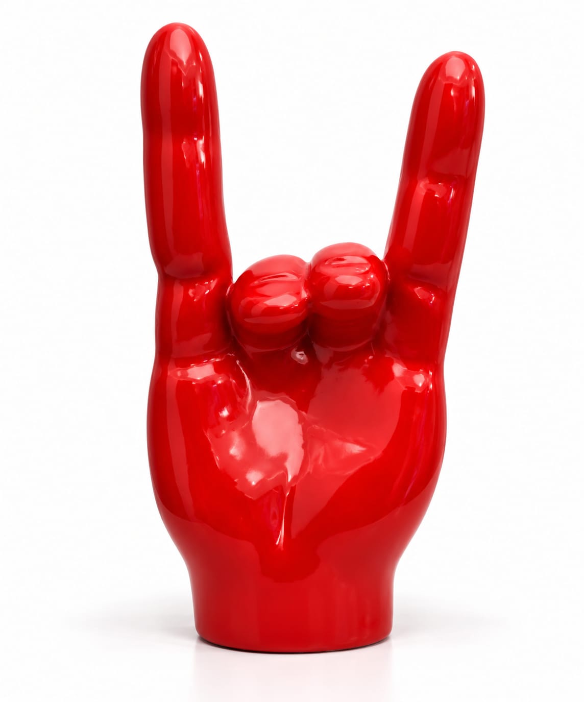 CORNA PORTAFORTUNA - ROSSO LUCIDO- BIG-