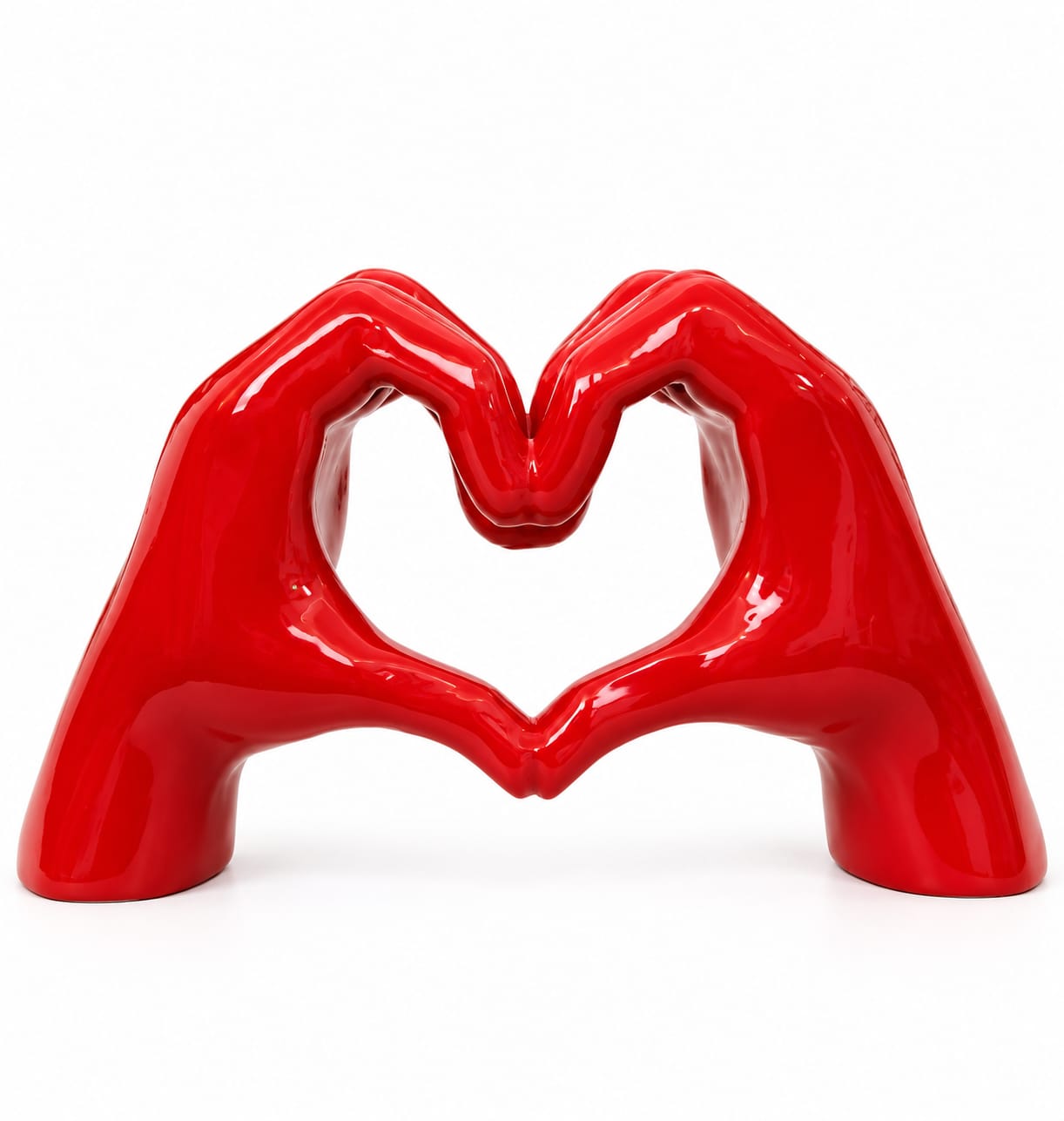 MANI- CUORE ROSSO LUCIDO