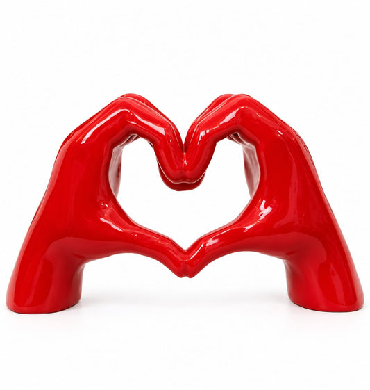 MANI- CUORE ROSSO LUCIDO