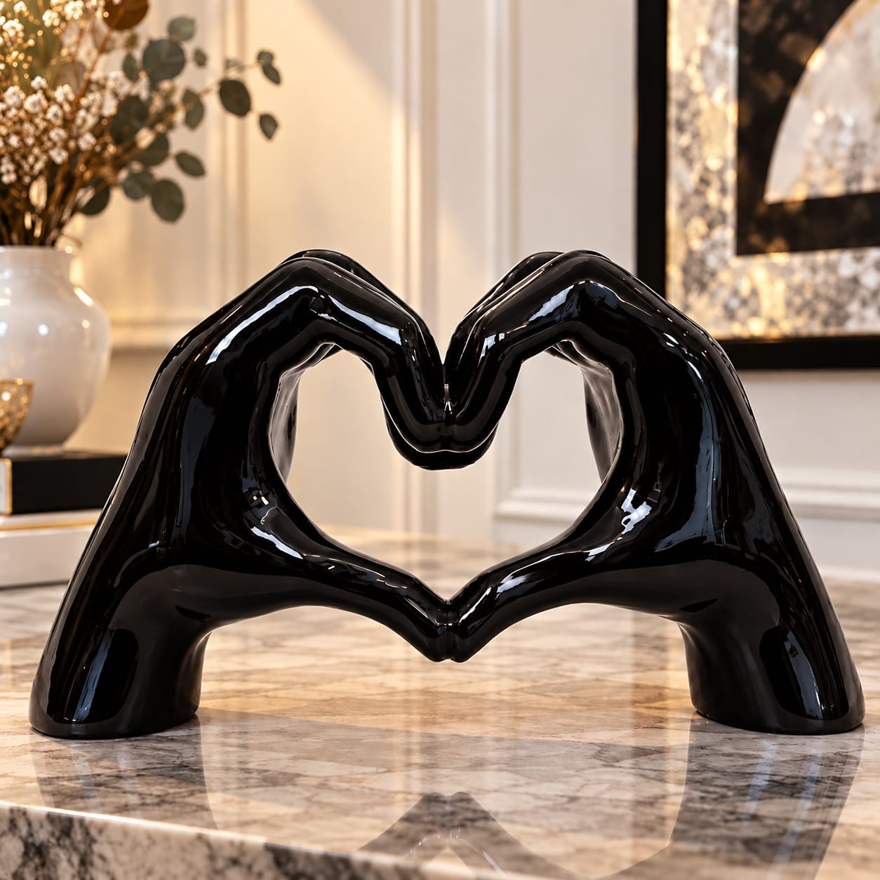 MANI- CUORE ROSSO LUCIDO