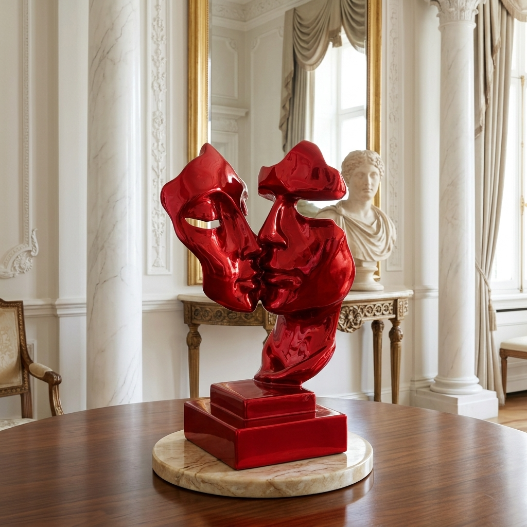 IL BACIO ROSSO RUBINO LUCIDO EFFETTO CROMO