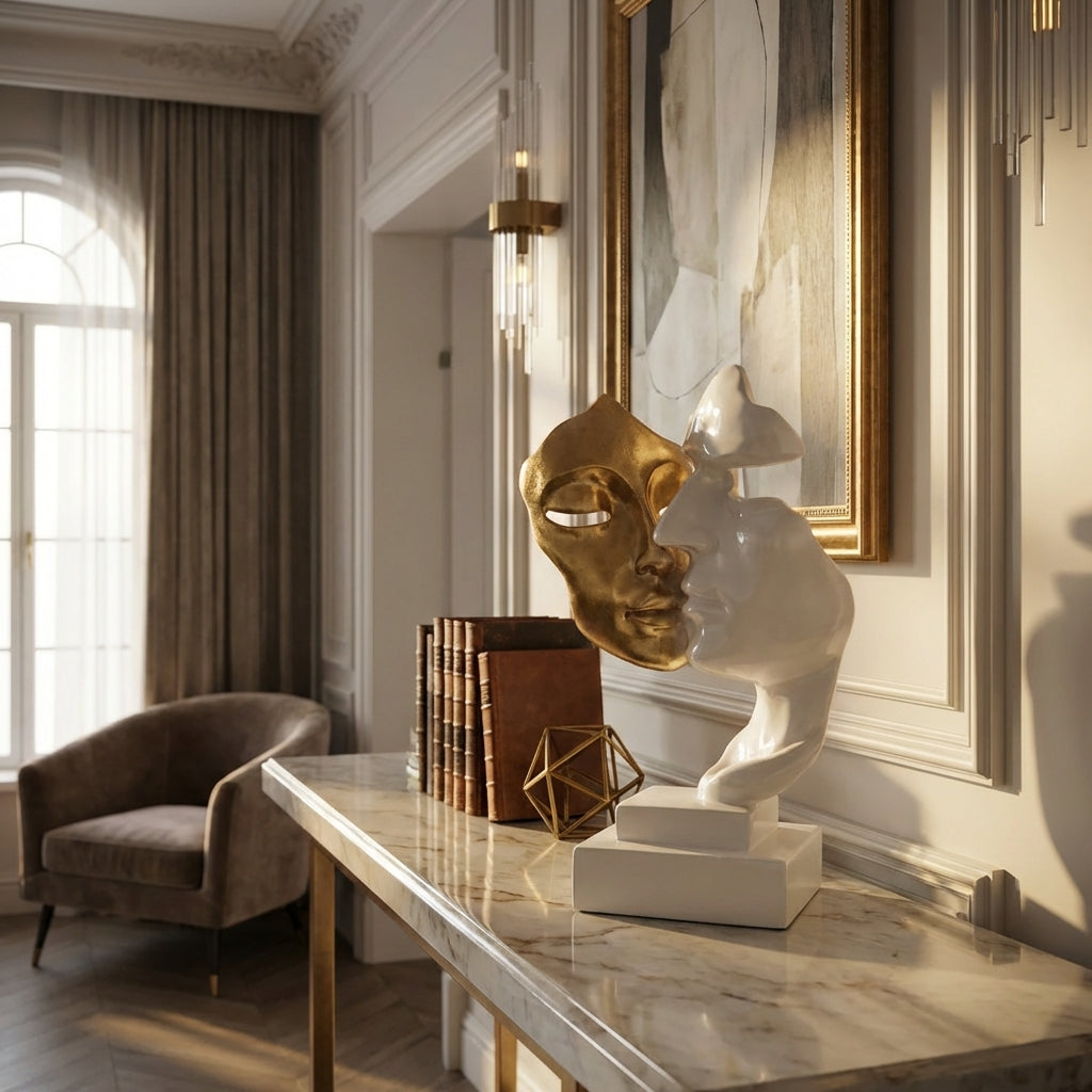 IL BACIO - BIANCO/ORO