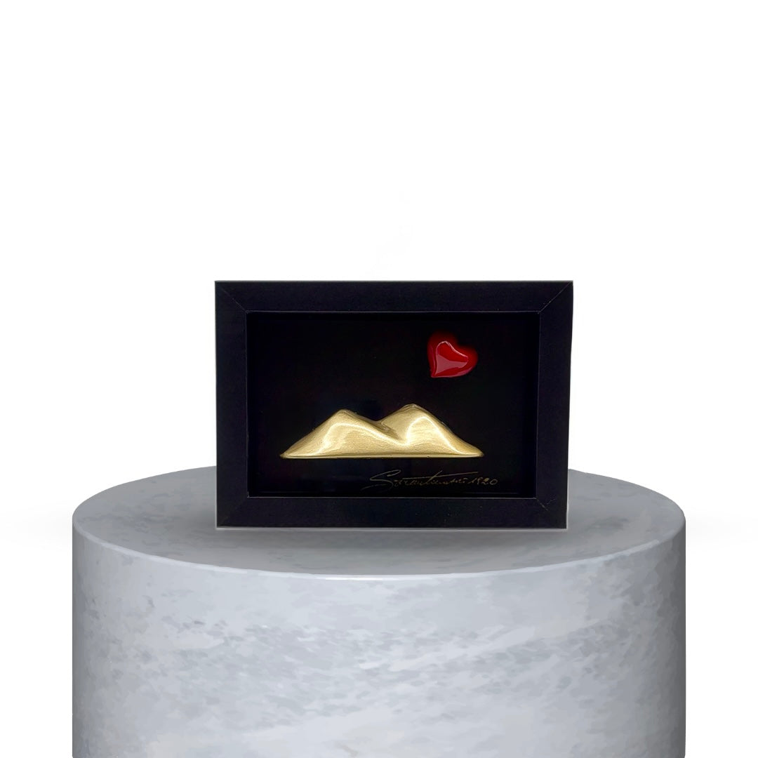 QUADRO VESUVIO - ORO