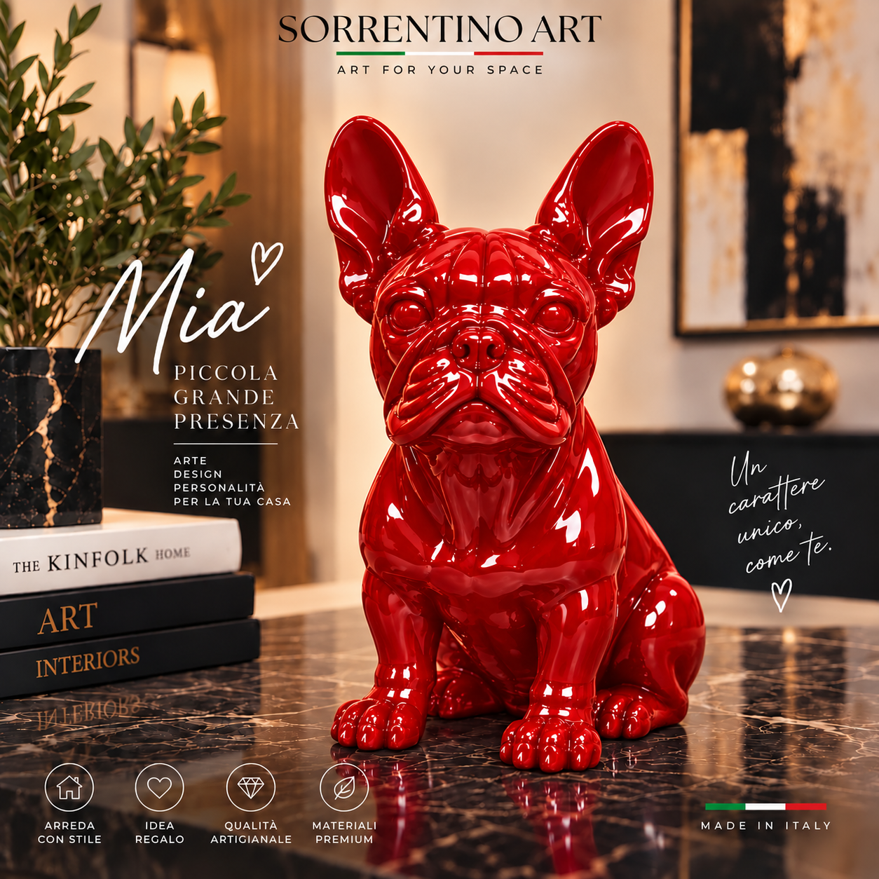 BULLDOG- FRANCESE NERO LUCIDO-MIA-