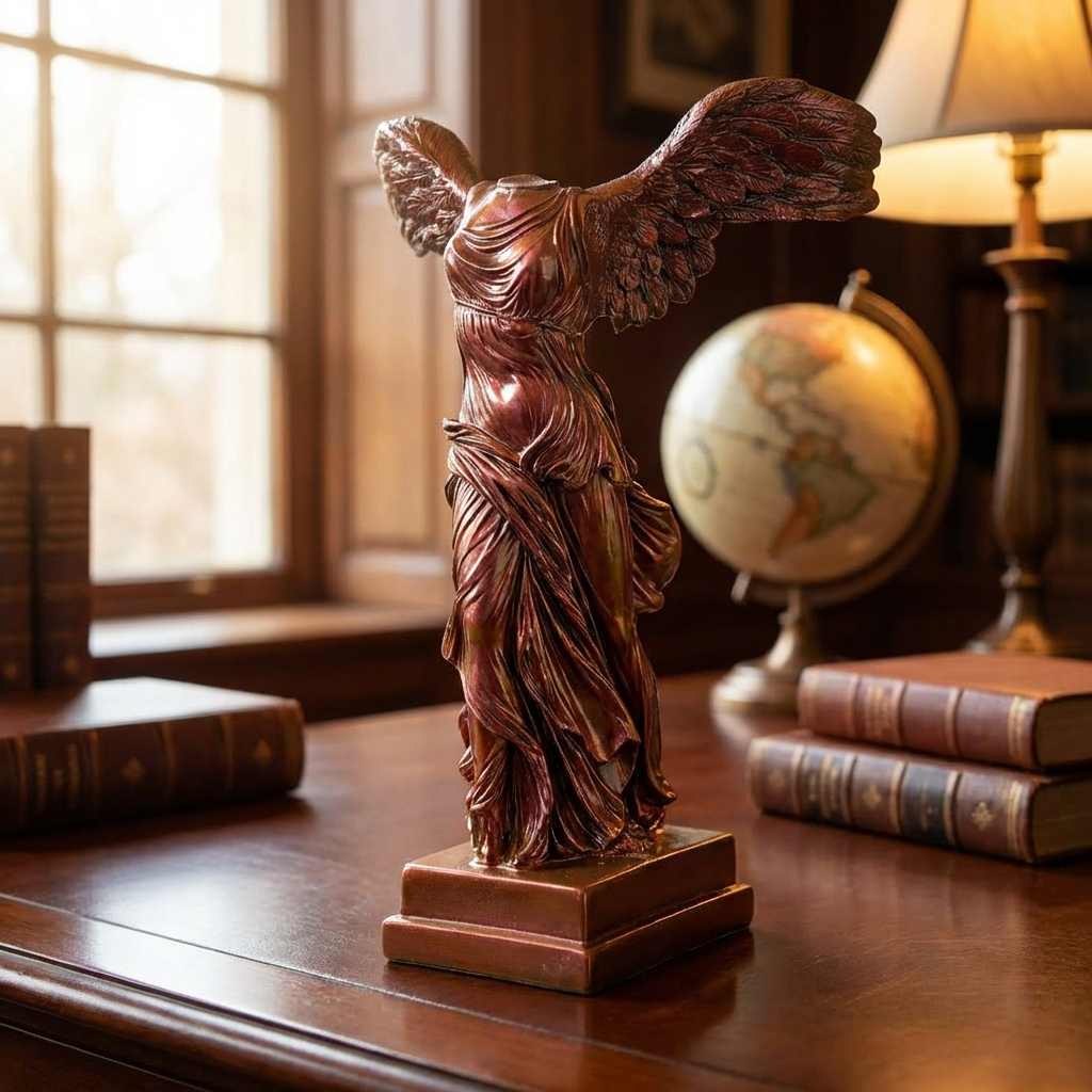 LA VITTORIA ALATA - BRONZO METALLIZZATO