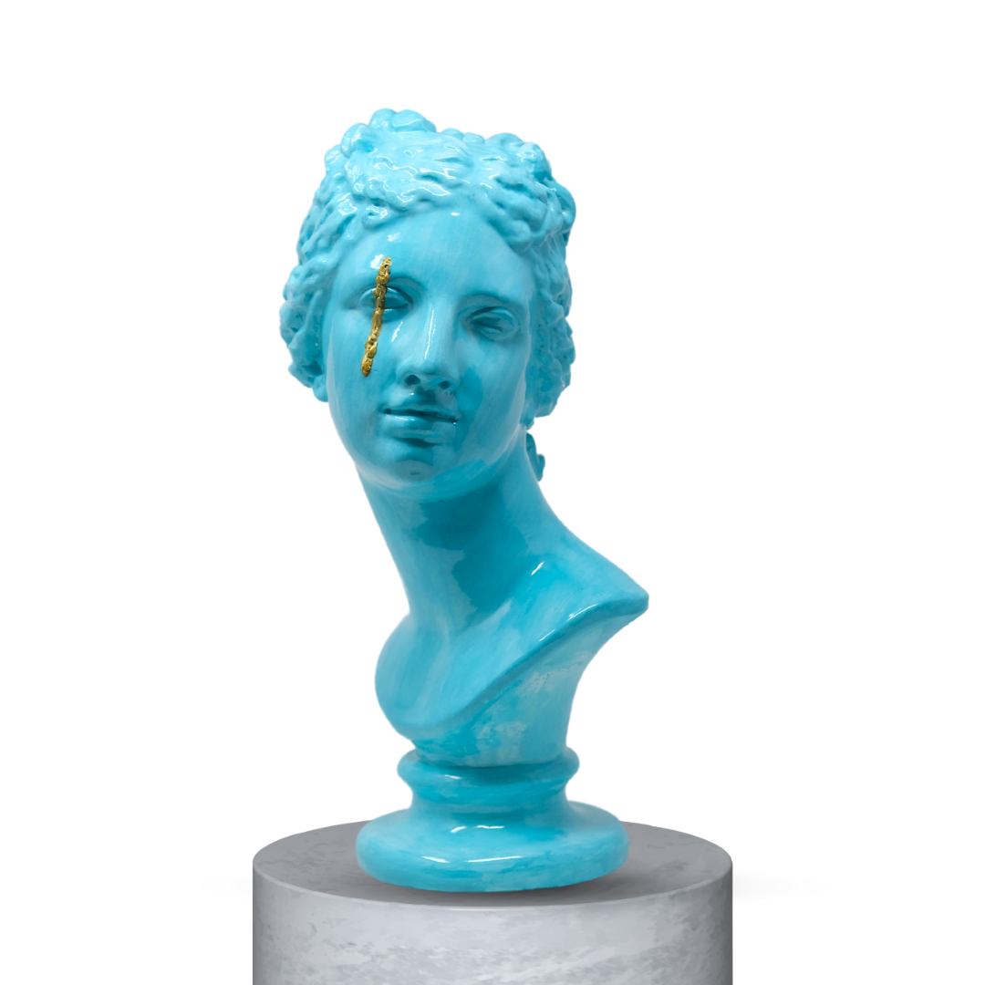 PAOLINA BONAPARTE AZZURRA E GRAFFIO ORO