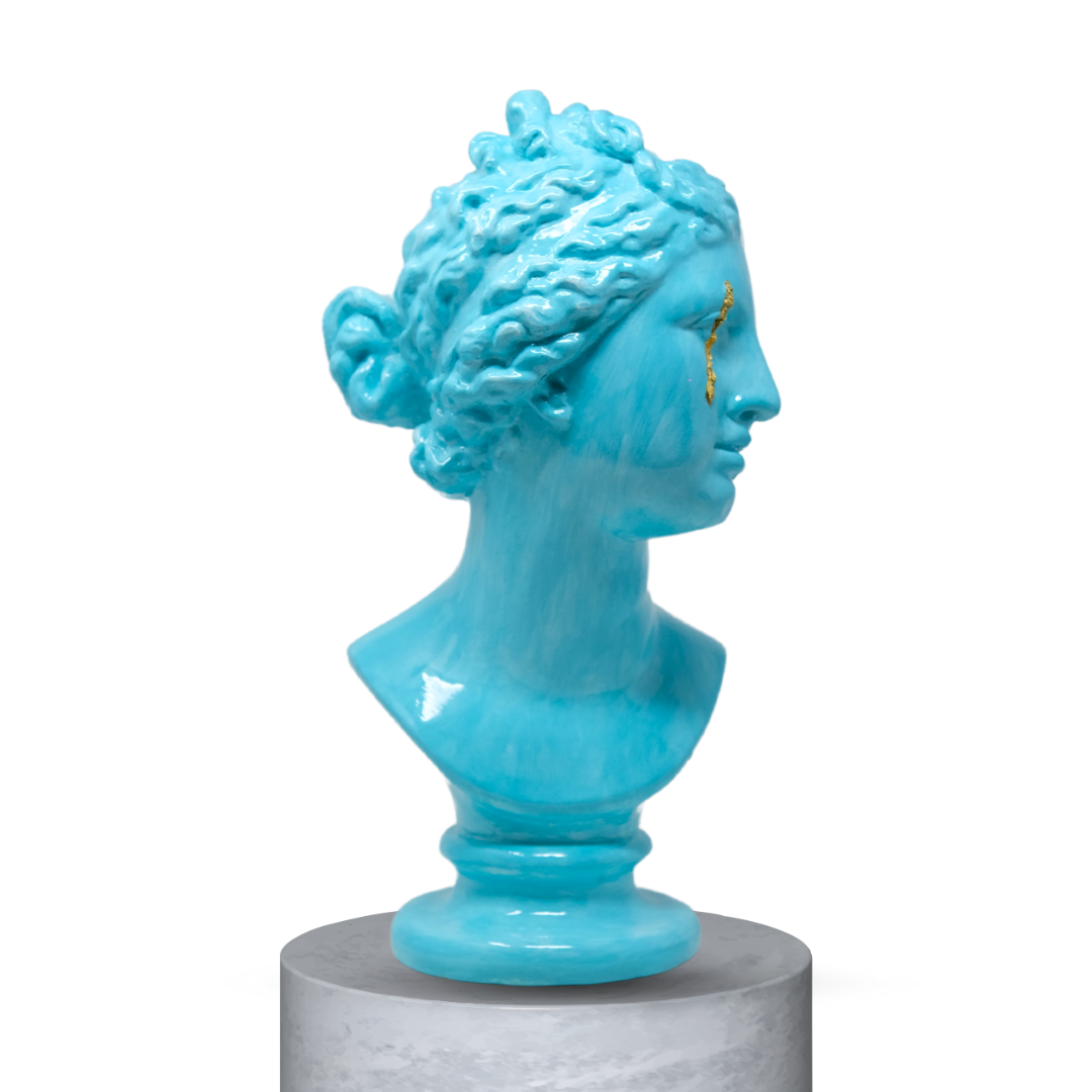 PAOLINA BONAPARTE AZZURRA E GRAFFIO ORO