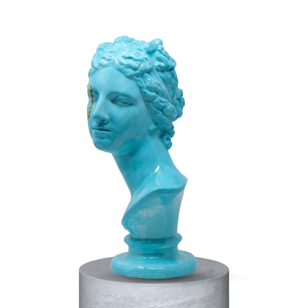 PAOLINA BONAPARTE AZZURRA E GRAFFIO ORO